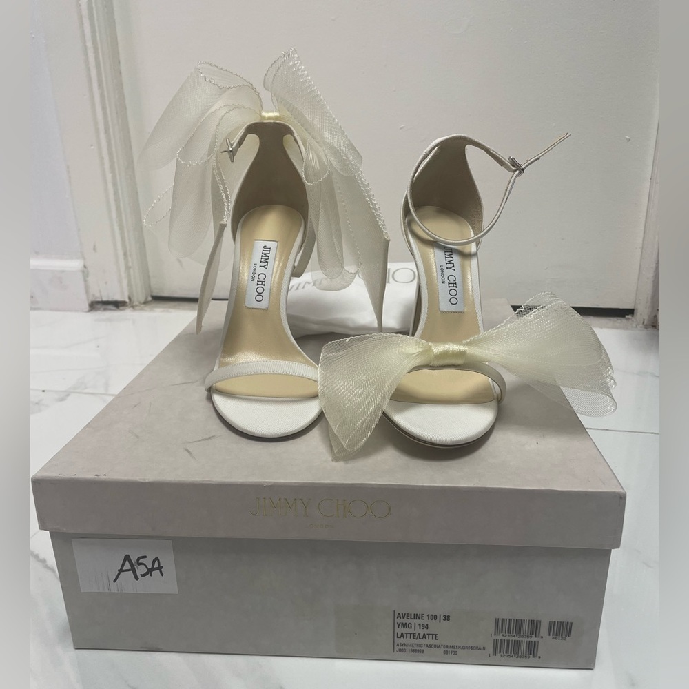 Aveline 100MM Tulle Bow Sandals